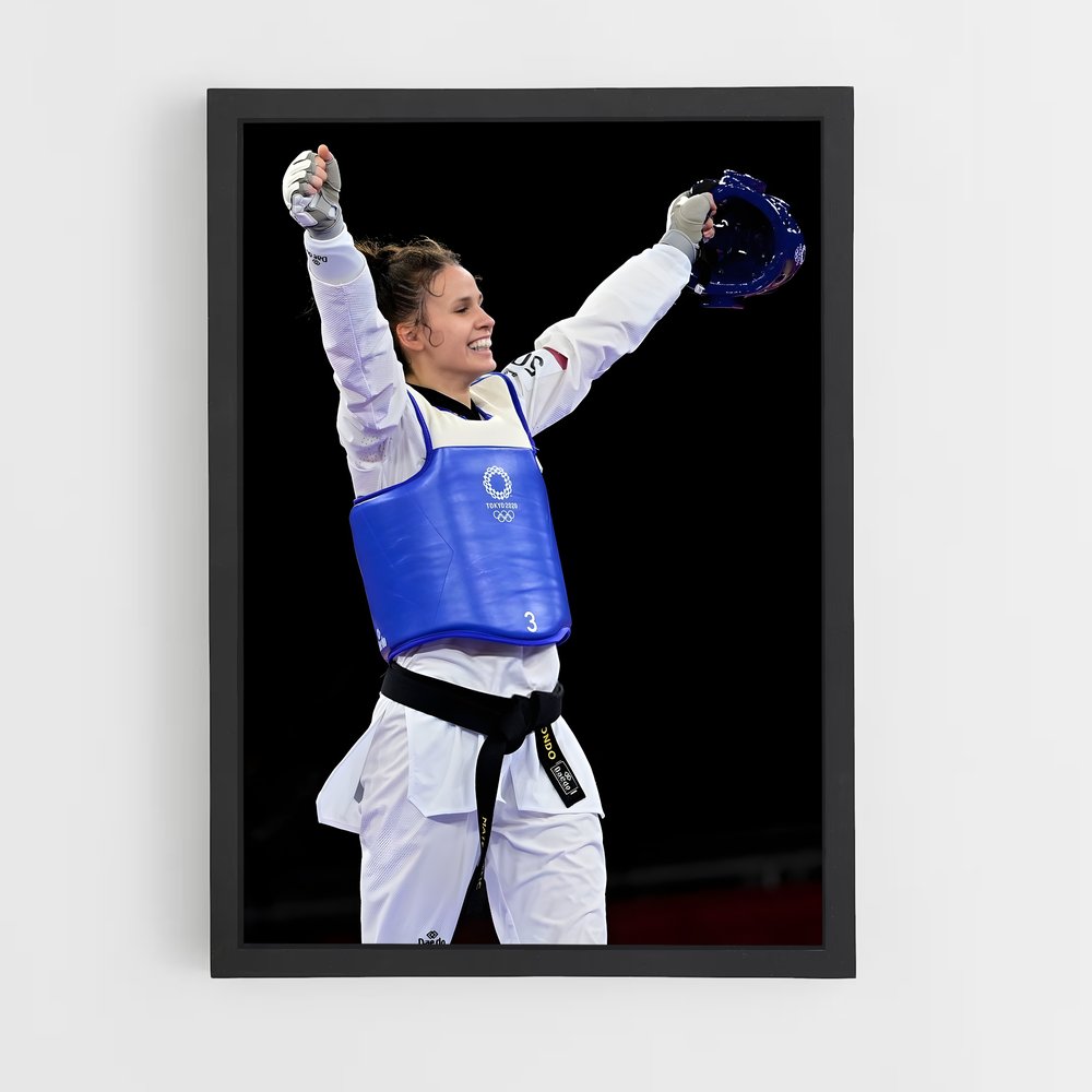 Poster Danse des Coupes – affiche Taekwondo (vue 2)